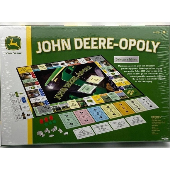 John Deere-Opoly Board Game Limited Collectors Edition New Sealed - Picture 1 of 4